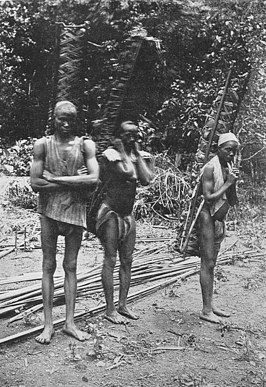 Native methods of carrying loads throughout Western and Central Liberia.