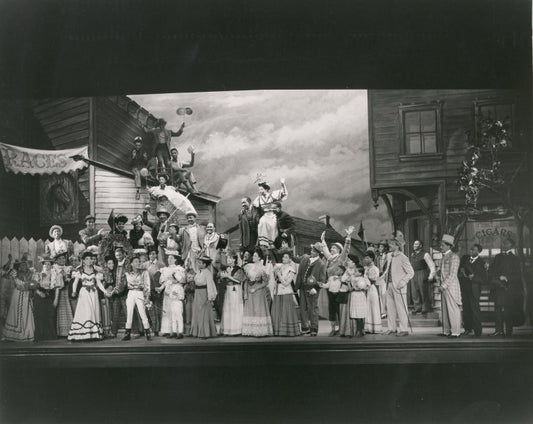 Harold Nicholas (Little Augie) holding hands with Ruby Hill (Della) in the stage production St. Louis Woman