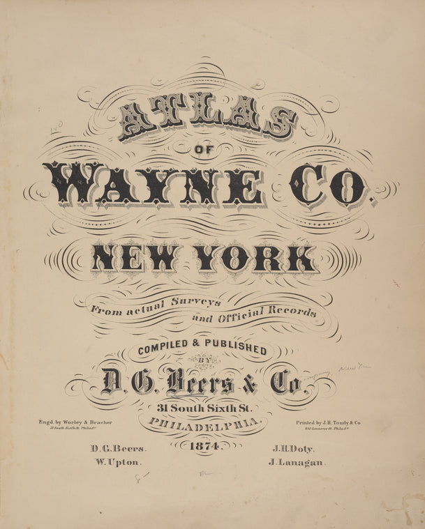 Atlas of Wayne County, New York