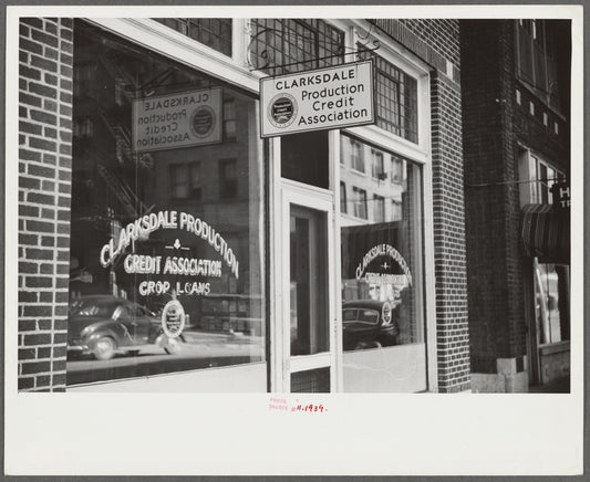Credit association, Clarksdale, Mississippi Delta, Mississippi