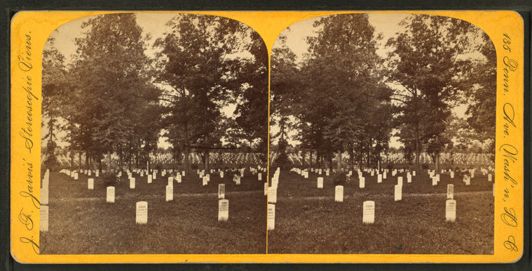 Soldiers' grave at Arlington Va.