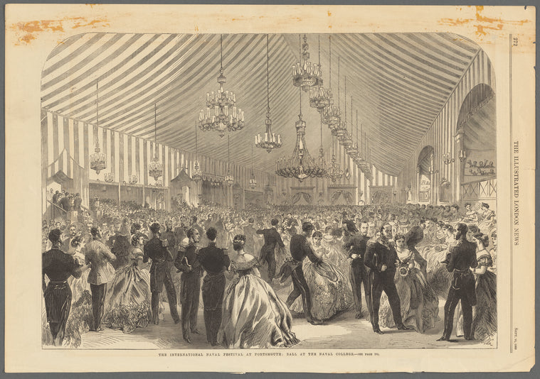 The international naval festival at Portsmouth: ball at the naval college
