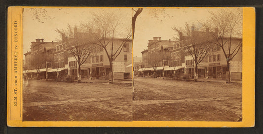 Elm St. from Amherst to Concord.