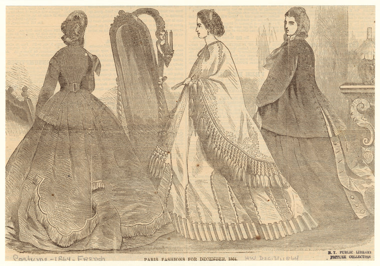 Paris fashions for December, 1864