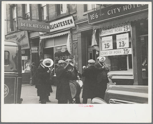 Street band in Yorkville, New York, New York