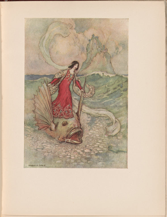 Rita riding on the Dolphin