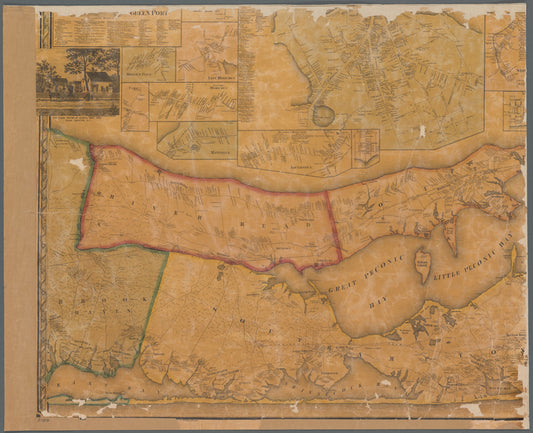 Map of Suffolk Co., L.I., New York: from actual surveys