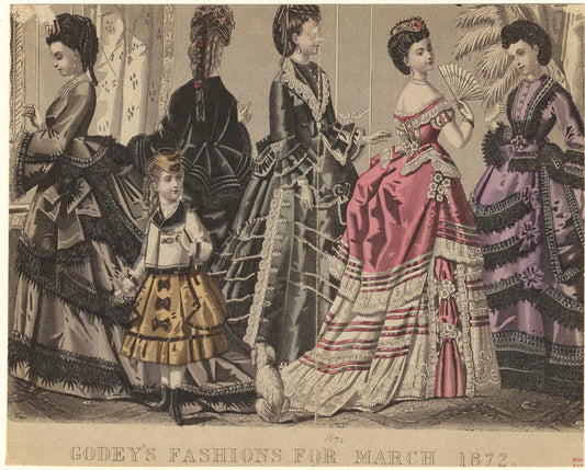 Godey's fashions for March 1872